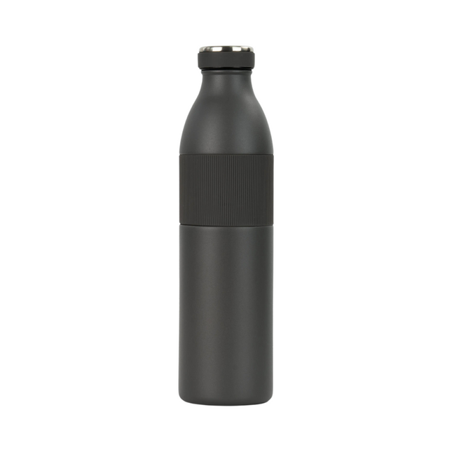 Doppelwandige Thermo-Trinkflasche 500 ml, Grau
