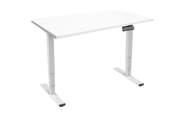 Contini Tisch RAL 9016 1.8 x 0.8 m Weiss mit Weisser Tischplatte