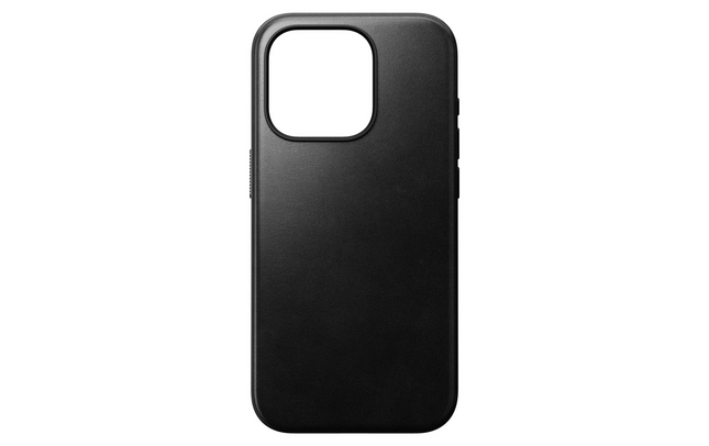Nomad Back Cover Modern Leather Horween iPhone 15 Pro Schwarz