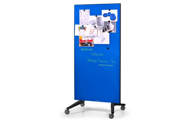Legamaster Magnethaftendes Glassboard 175 cm x 95 cm, Blau